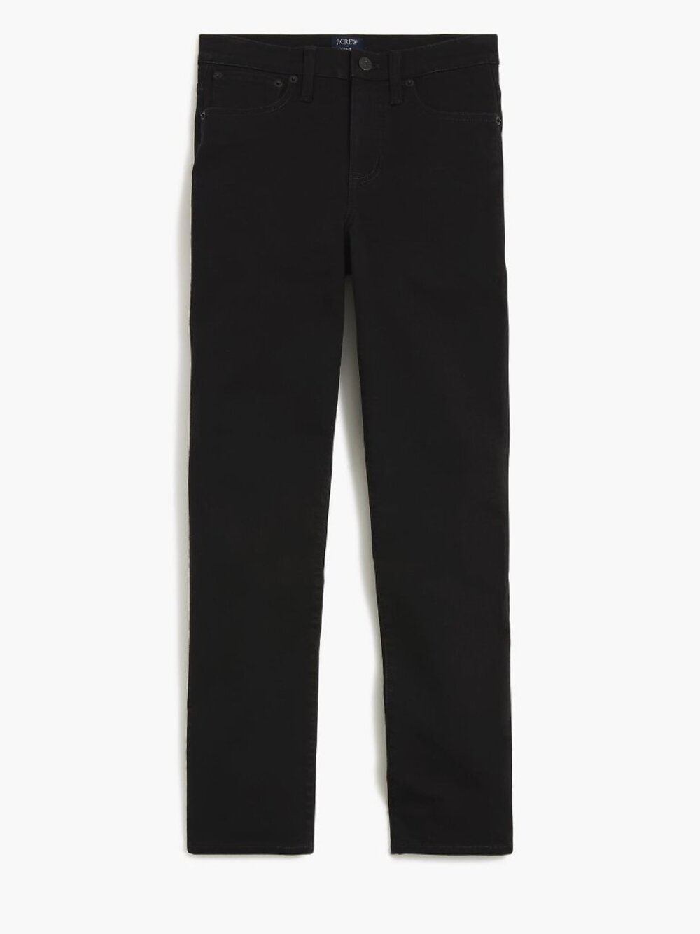 NWT J. Crew Size 27P 29 or 29T Black Essential Straight Jean All-Day Stretch NEW
